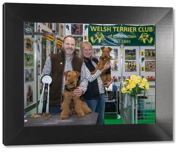 Discover Dogs Best Booth : Terrier Group awarded to Welsh Terrier Club