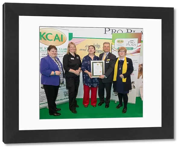 Photo Call KCAI Accreditation Certificat Presentations Hall 5 Stand 184 Allyson Tolhme