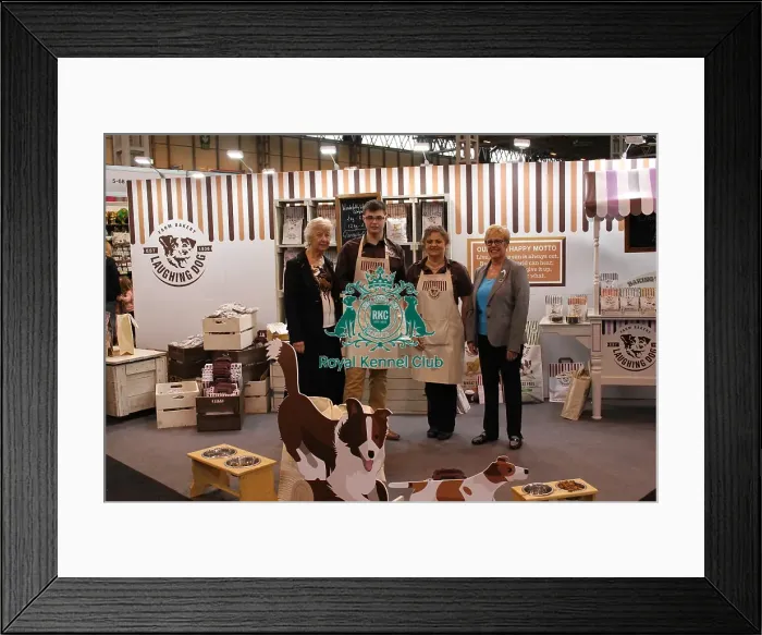 Framed Print : winner medium trade stand Crufts 2015 Framed Print : winner medium trade stand Crufts 2015