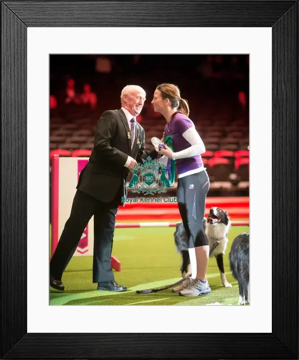Framed Print : KC British Open 2nd Natalie Mitchell with Streak of Chaos Framed Print : KC British Open 2nd Natalie Mitchell with Streak of Chaos