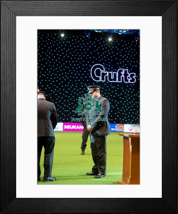 Framed Print : Presentation of the Police Dog Team Operational and Humanitarian Framed Print : Presentation of the Police Dog Team Operational and Humanitarian
