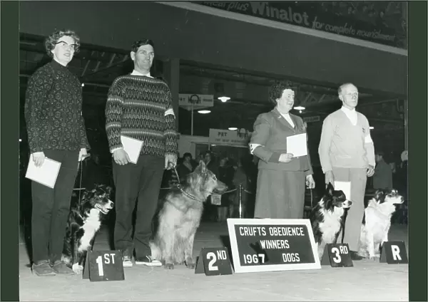 Obedience Winner at Crufts 1967