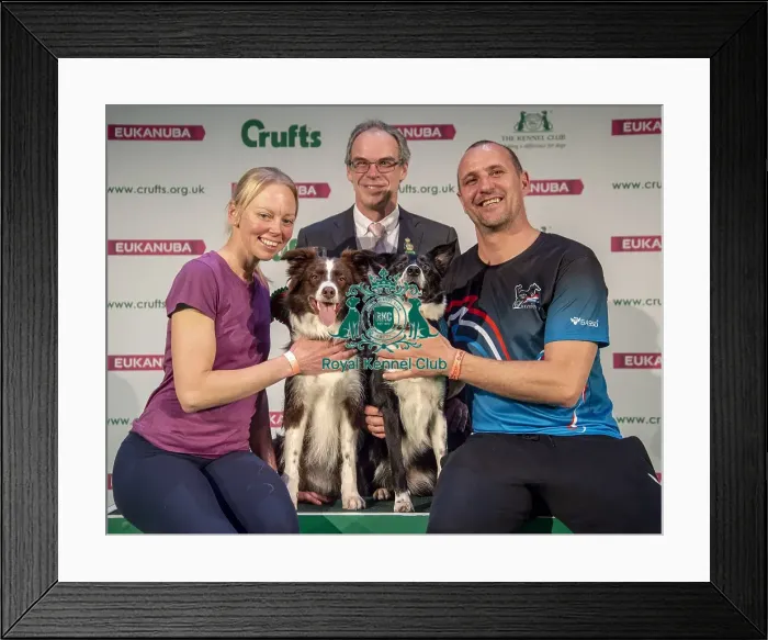 Framed Print : Crufts 2019 - Day Three, NEC, UK - 9 Mar 2019