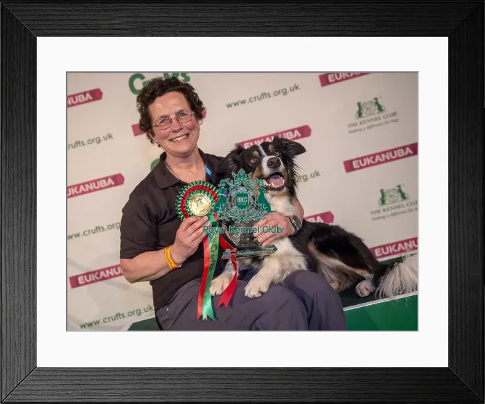 Framed Print : Crufts 2019 - Day One, NEC, UK - 7 Mar 2019