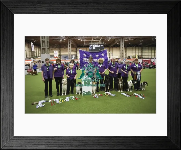 Framed Print : Crufts 2019 - Day One, NEC, UK - 7 Mar 2019