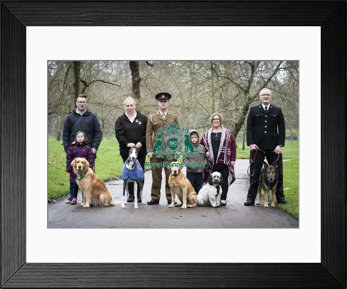 Framed Print : Crufts 2019 - Friends for Life award, London, UK - 5 Feb 2019