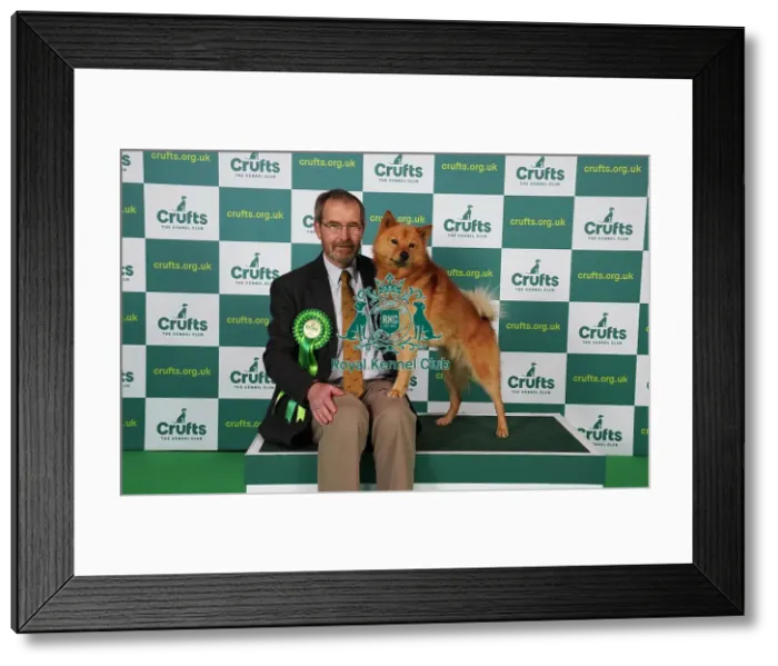 Framed Print : Julie Brown from Selsey with Herbie, a Airedale Terrier, which was the Best of Breed winner today (Saturday 11. 03. 23), the third day of Crufts 2023, at the NEC Birmingham Framed Print : Julie Brown from Selsey with Herbie, a Airedale Terrier, which was the Best of Breed winner today (Saturday 11. 03. 23), the third day of Crufts 2023, at the NEC Birmingham
