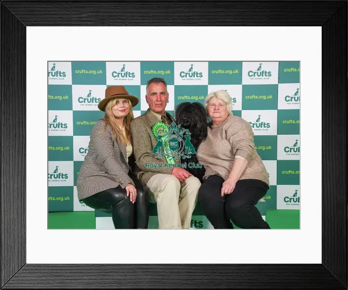 Framed Print : Shaun, Kelsey and Donna Dring from Wisbech with Creed, a Portuguese Water Dog, which was the Best of Breed winner today (Friday 10. 03. 23), the second day of Crufts 2023, at the NEC Birmingham Framed Print : Shaun, Kelsey and Donna Dring from Wisbech with Creed, a Portuguese Water Dog, which was the Best of Breed winner today (Friday 10. 03. 23), the second day of Crufts 2023, at the NEC Birmingham