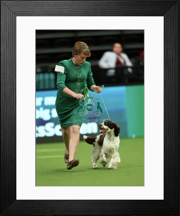 Framed Print : Ann and Sarah Corbett from with Luna, an English Springer Spaniel, which was the Best of Breed winner today (Thursday 09. 03. 23), the first day of Crufts 2023, at the NEC Birmingham Framed Print : Ann and Sarah Corbett from with Luna, an English Springer Spaniel, which was the Best of Breed winner today (Thursday 09. 03. 23), the first day of Crufts 2023, at the NEC Birmingham