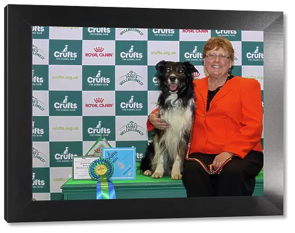 Obedience Reserve Champion (Dog), Carolyn with her Border Collie Luca