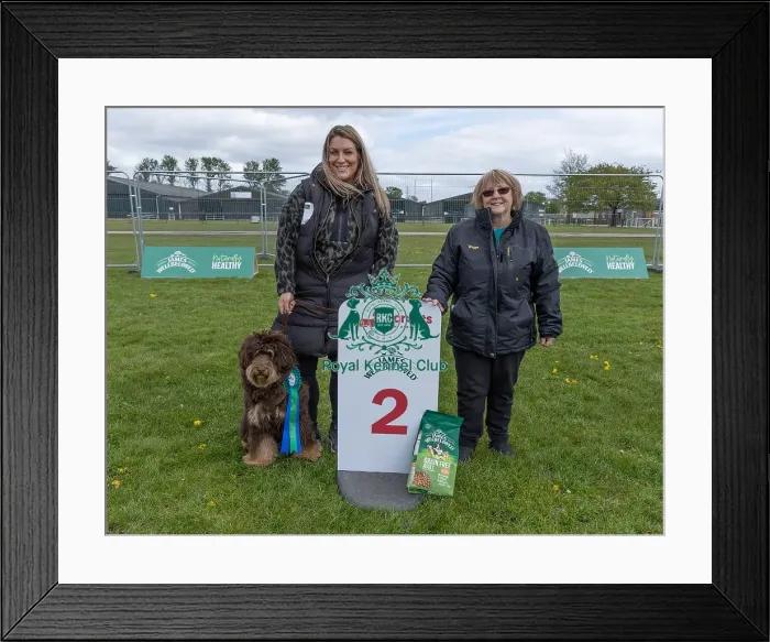 Framed Print : 21st April 2024 Second Place Dog Name Dougie Framed Print : 21st April 2024 Second Place Dog Name Dougie