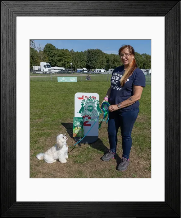 Framed Print : Dog Name: Lincoln Kennel Club Logo / Branding Detling Showground Framed Print : Dog Name: Lincoln Kennel Club Logo / Branding Detling Showground
