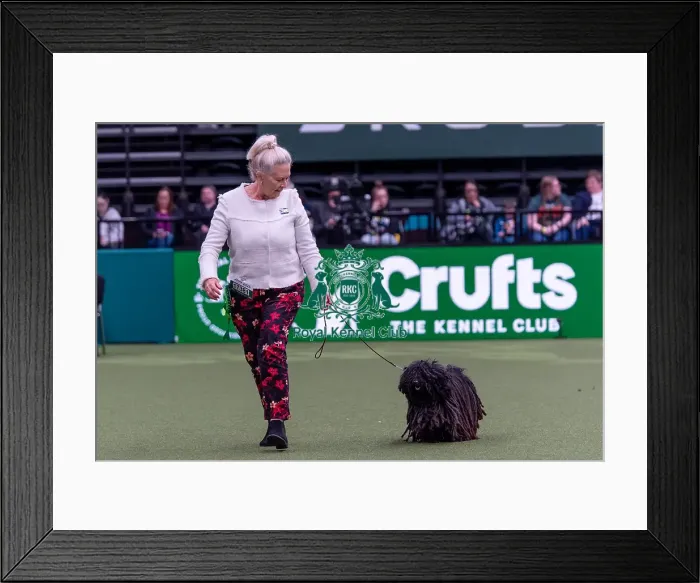 Framed Print : Jan Bodle from Southport with Elsie
