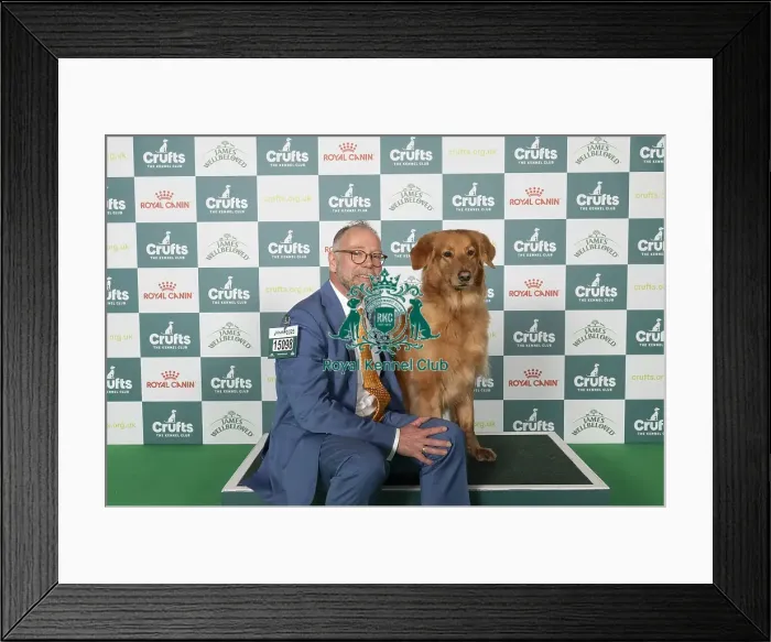 Framed Print : Matthijs Bos from Bannow, Ireland with Izzy Framed Print : Matthijs Bos from Bannow, Ireland with Izzy