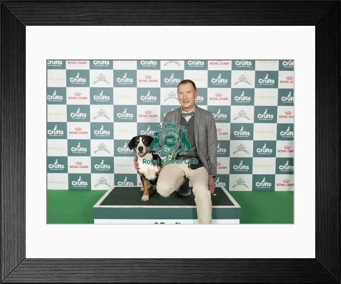 Framed Print : Lubos Novy from Czech Republic with Bruno Framed Print : Lubos Novy from Czech Republic with Bruno