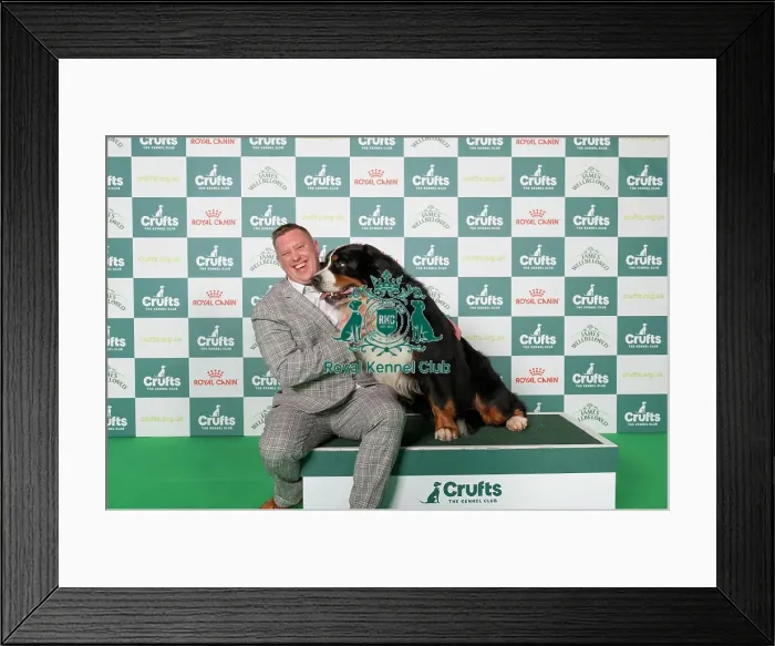 Framed Print : Gary Dyball from Rochedale with Eli