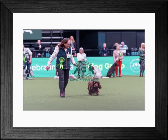 Framed Print : Cathrine Mercer from Louth, Lincolnshire with Brody Framed Print : Cathrine Mercer from Louth, Lincolnshire with Brody