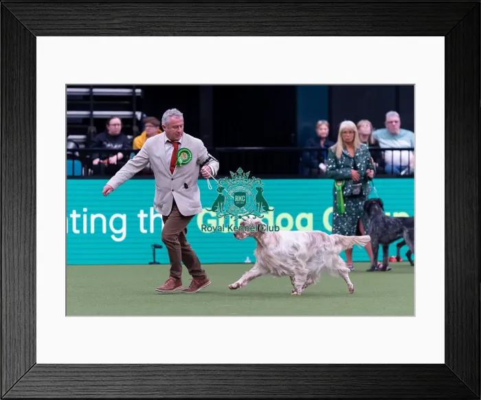 Framed Print : Aiden McKiernan from Ballycastle with Osian
