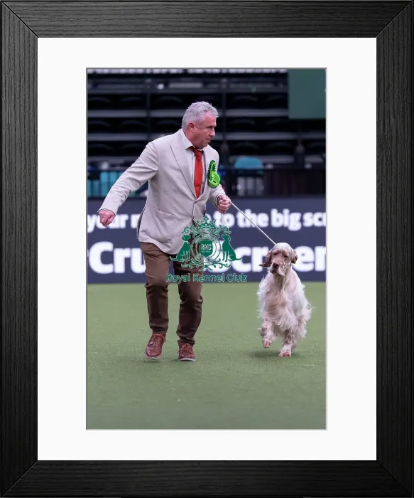 Framed Print : Aiden McKiernan from Ballycastle with Osian