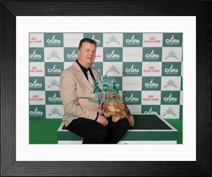 Framed Print : David Todd from Mid Calder, West Calder with Suzie Framed Print : David Todd from Mid Calder, West Calder with Suzie