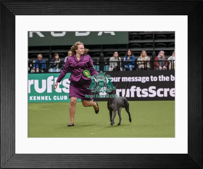Framed Print : Evelina Petko from Vilnius Lithuania with Liam