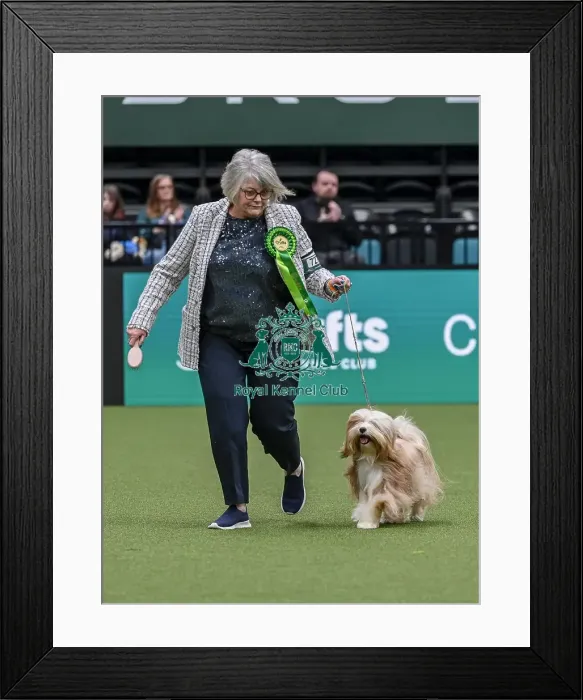 Framed Print : Lynne Bateman from Daventry with Monica Framed Print : Lynne Bateman from Daventry with Monica