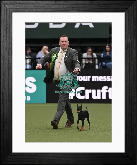Framed Print : Kirk Dennison from Christchurch Dorset with Barney Framed Print : Kirk Dennison from Christchurch Dorset with Barney