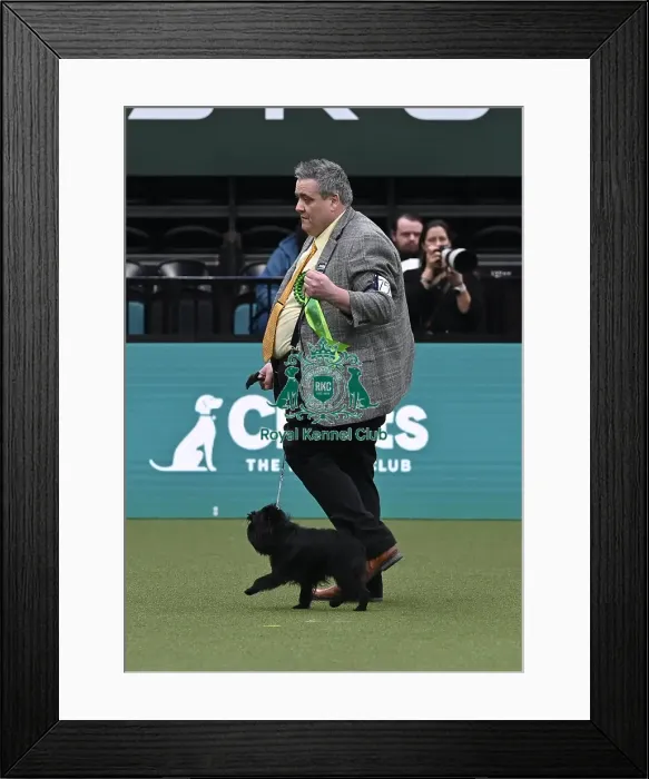 Framed Print : Andrew Stewart from Paisley with Harold
