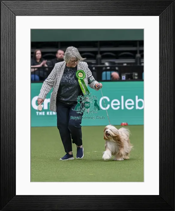 Framed Print : Lynne Bateman from Daventry with Monica Framed Print : Lynne Bateman from Daventry with Monica