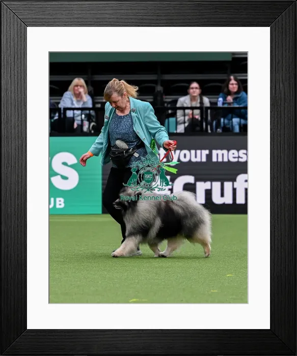 Framed Print : Gillian Burbrunt from Rotherham with Darik