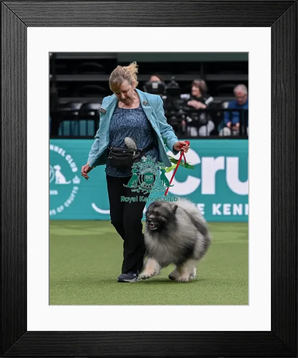 Framed Print : Gillian Burbrunt from Rotherham with Darik