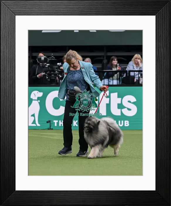 Framed Print : Gillian Burbrunt from Rotherham with Darik