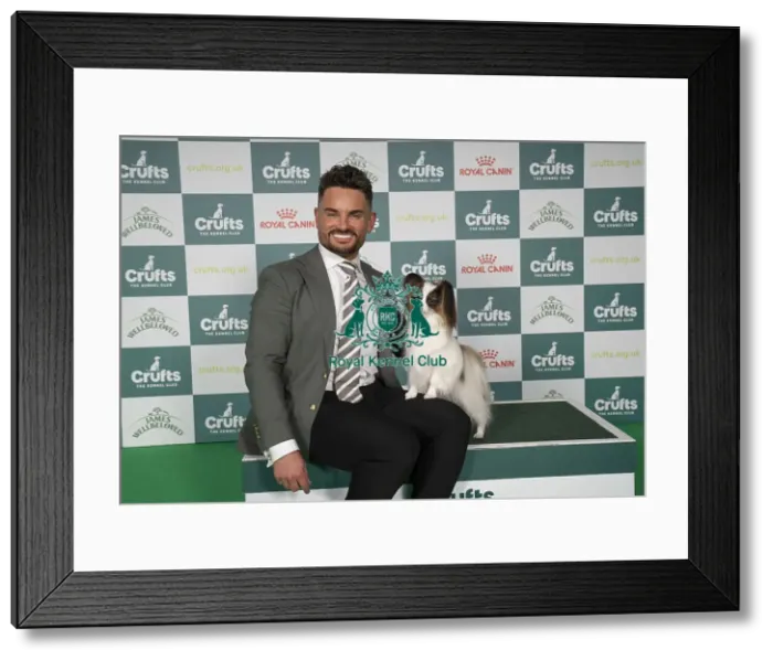 Framed Print : Glenn Robb from Oswestry, Shropshire with Sophia Framed Print : Glenn Robb from Oswestry, Shropshire with Sophia
