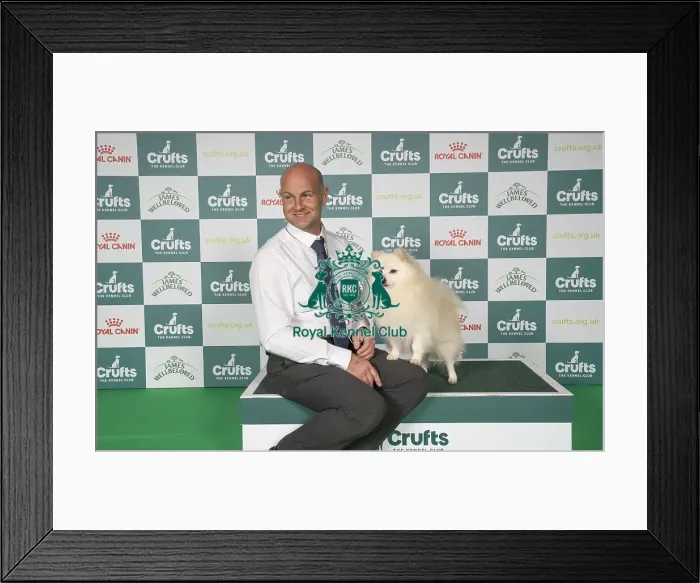 Framed Print : Gary Pearce from Middlesborough with Sam Framed Print : Gary Pearce from Middlesborough with Sam