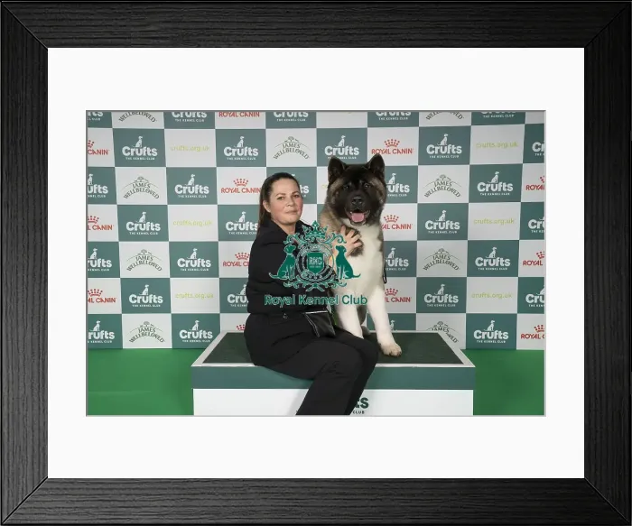 Framed Print : Nicci Willy from Spalding with Kimbo