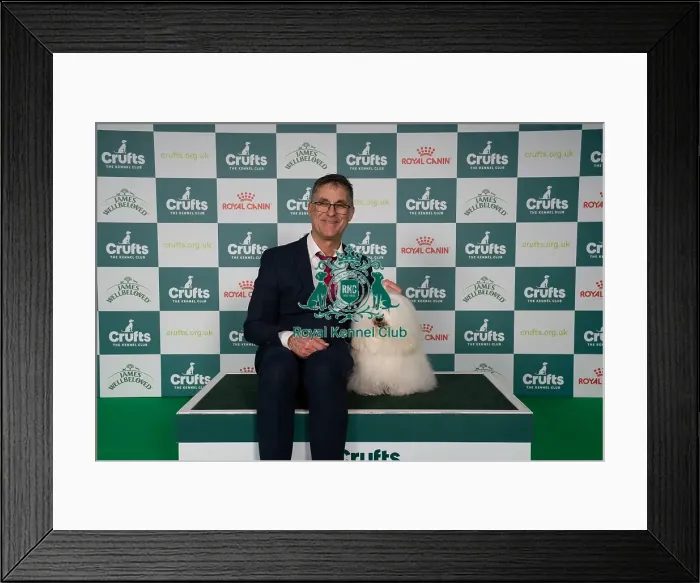 Framed Print : Kevin Holley from Immingham with Belle Framed Print : Kevin Holley from Immingham with Belle