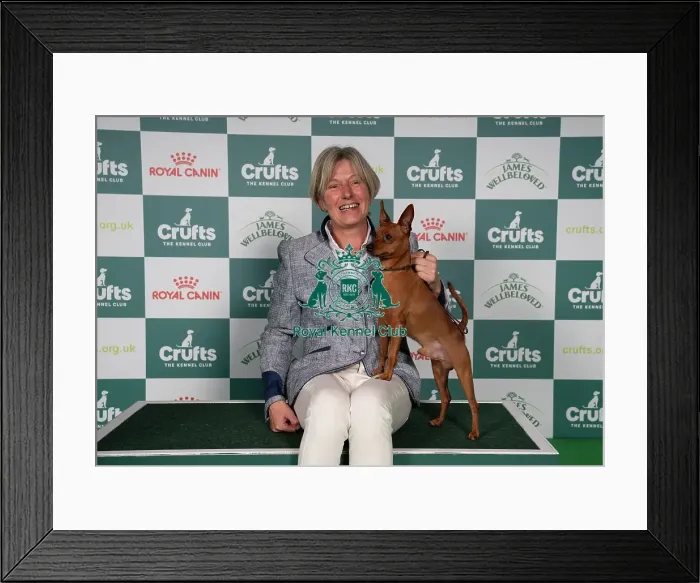Framed Print : Tereza Watkins from Market Rasen with Trevor