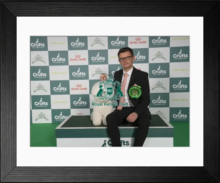Framed Print : Rich Smith from Kettering with Ronnie Framed Print : Rich Smith from Kettering with Ronnie