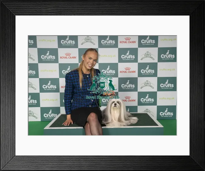Framed Print : Naja Soegaard from Aarhus, Denmark with Roxy