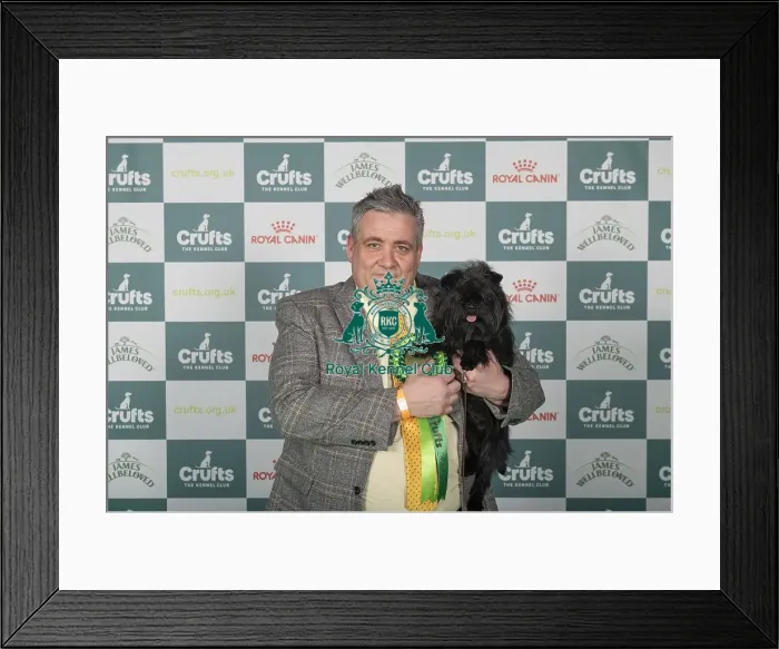 Framed Print : Andrew Stewart from Paisley with Harold