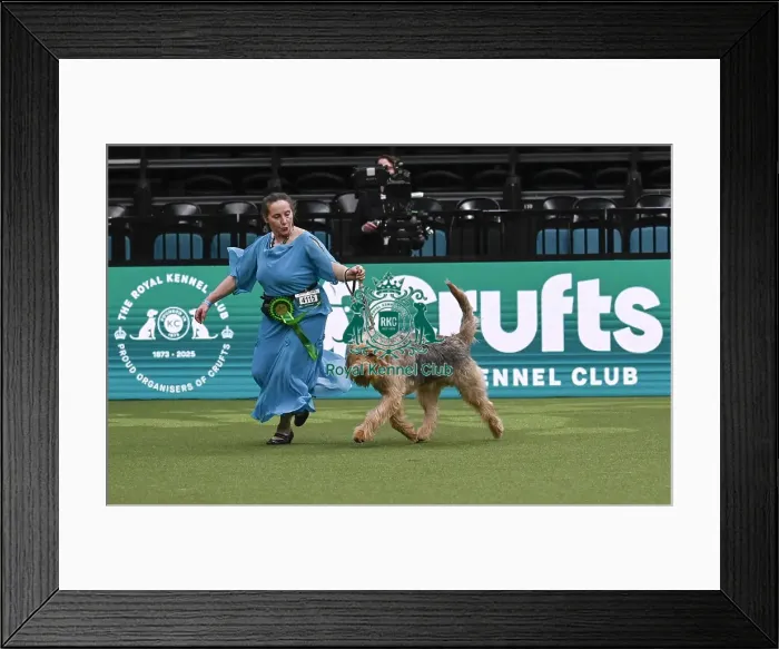 Framed Print : Maria Lerego, from Hereford, with Leon Framed Print : Maria Lerego, from Hereford, with Leon