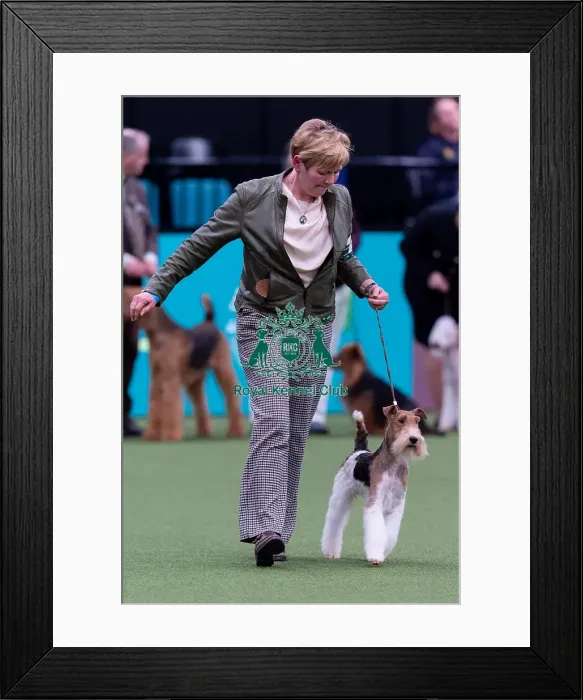 Framed Print : Dieny de Munter, from Belgium, with George Framed Print : Dieny de Munter, from Belgium, with George