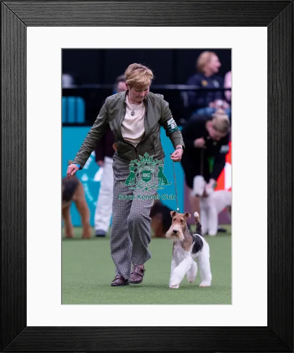 Framed Print : Dieny de Munter, from Belgium, with George Framed Print : Dieny de Munter, from Belgium, with George