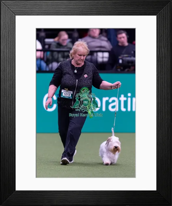Framed Print : Denise Bettis, from Bewdly, with Flanna Framed Print : Denise Bettis, from Bewdly, with Flanna