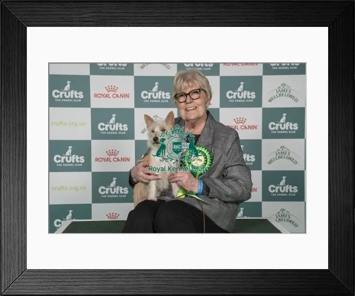 Framed Print : Susan Bruntle, from Sussex, with Treacle