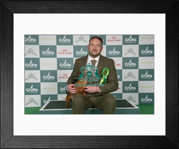 Framed Print : Gary Carroll, from Liverpool, with Mandy Framed Print : Gary Carroll, from Liverpool, with Mandy