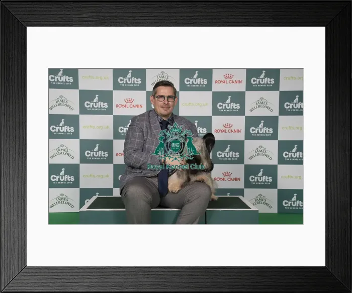 Framed Print : Robert Kanas, from Slovakia, with Kaya Framed Print : Robert Kanas, from Slovakia, with Kaya