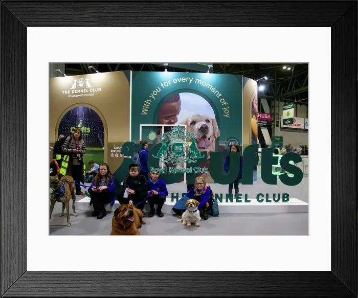 Framed Print : Local schoolchildren take part in bark and read