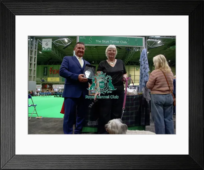 Framed Print : Skye Terrier Club wins Best Terrier Breed Club of Crufts 2025 Framed Print : Skye Terrier Club wins Best Terrier Breed Club of Crufts 2025