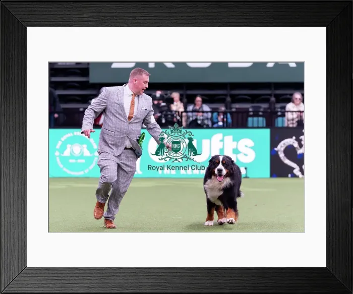 Framed Print : Gary Dyball from Rochedale with Eli